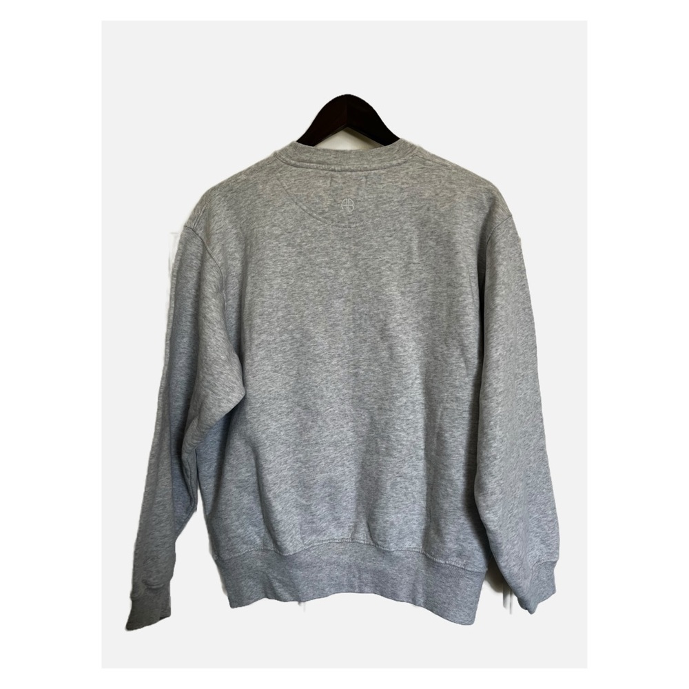 Anine Bing NWT Terry O’Neill Kate Moss Graphic Pullover Sweatshirt Gray Medium - Picture 4 of 11